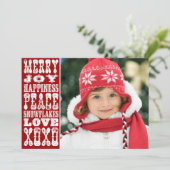 Carte de Noël (Debout devant)