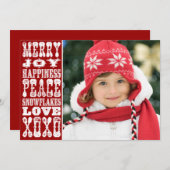 Carte de Noël (Devant / Derrière)