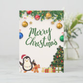 carte de Noël (Debout devant)