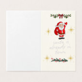 carte de Noël (Outside Unfolded)