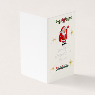 carte de Noël