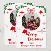 carte de Noël (Devant / Derrière)