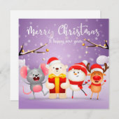 Carte de Noël (Devant / Derrière)