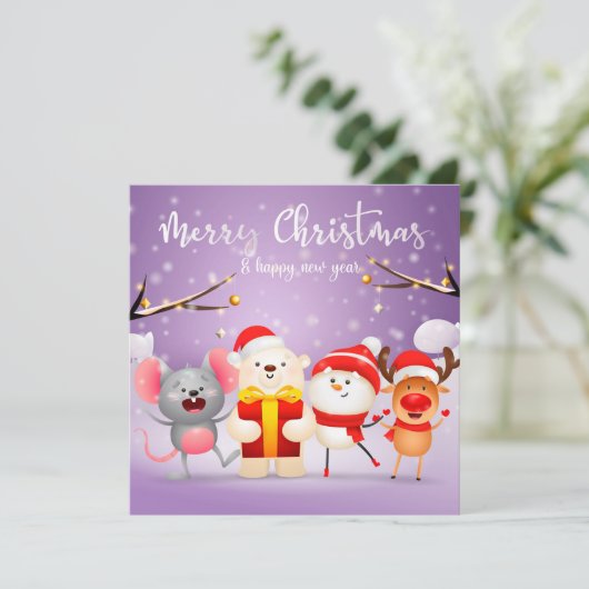 Carte de Noël (Debout devant)