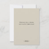 Carte de Noël (Dos)