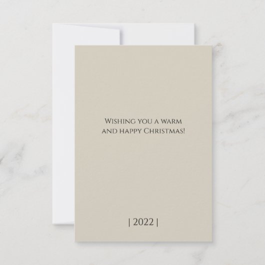 Carte de Noël (Dos)