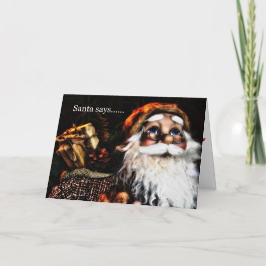 Carte de Noël (Devant)