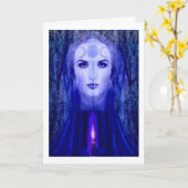 Carte de Noël (Fleur jaune)