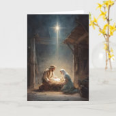 Carte de Noël (Fleur jaune)