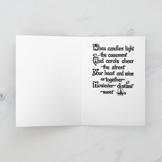 Carte de Noël 1926 (Intérieur)