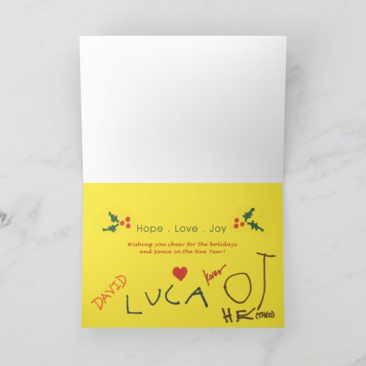 Carte de Noël 2005 (Intérieur)