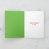 Carte de Noël 26,2 Marathon Runner (Intérieur)