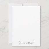 Carte de Noël 2 photos Cadeau Pull Moche Nœud Arge (Dos)