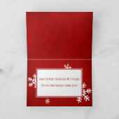 Carte de Noël à arbre celtique plié (Intérieur)