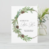 Carte de Noël à base d'eau chrétienne (Debout devant)