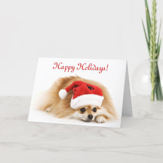 Carte de Noël à chiot