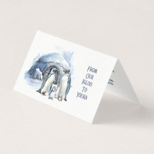 Carte de Noël à cœur chaud de la famille de mancho