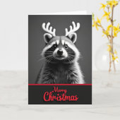 Carte de Noël à créature à bois (Fleur jaune)