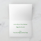 Carte de Noël à deux dents avant (Intérieur)