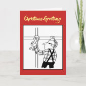 Carte de Noël à échafaudage ou à échafaudage (Devant)