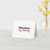 Carte de Noël à glisser dans ma cheminée (Fleur jaune)