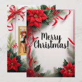 Carte de Noël à image unique (Devant / Derrière)