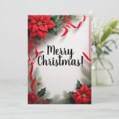 Carte de Noël à image unique (Debout devant)