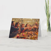 Carte de Noël à la fête (Devant)