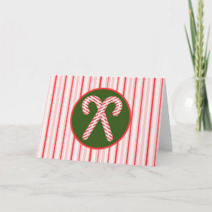 carte de Noël à la menthe poivrée