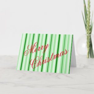 carte de Noël à la menthe poivrée