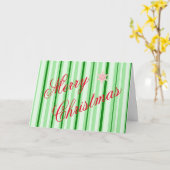 carte de Noël à la menthe poivrée (Fleur jaune)