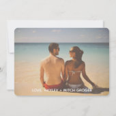 Carte de Noël à l'ananas tropical Mele Kalikimaka (Dos)