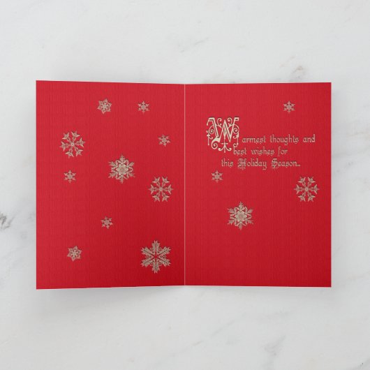 Carte de Noël à l'ancienne (Intérieur)