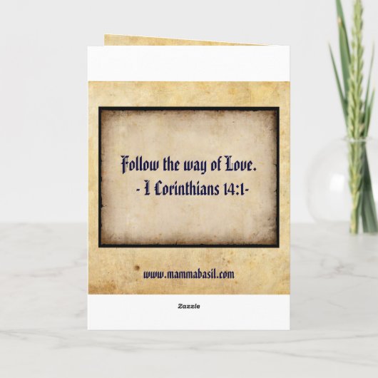 Carte de Noël à l'ancienne ! (Dos)