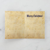 Carte de Noël à l'ancienne ! (Intérieur)