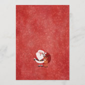 Carte de Noël à l'aquarelle minimale (Dos)