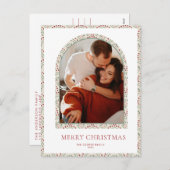 Carte de Noël à l'arche moderne (Devant / Derrière)