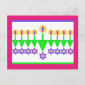 Carte de Noël à l'envers de Hanoukka (Devant)