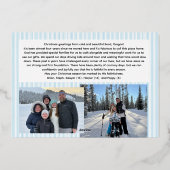 Carte de Noël à motif alu (Verso)