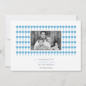 Carte de Noël à motif paon et menthe poivrée (Devant)