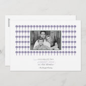 Carte de Noël à motif Peppermint Majestic (Devant / Derrière)