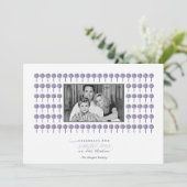 Carte de Noël à motif Peppermint Majestic (Debout devant)