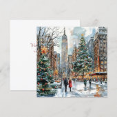 Carte de Noël à New York (Devant / Derrière)