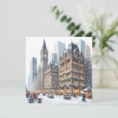 Carte de Noël à New York (Debout devant)