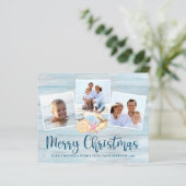 Carte de Noël à petit budget avec photo de Noël cô (Debout devant)