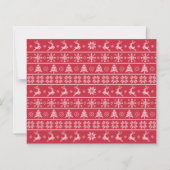Carte de Noël à petit budget avec photo et motif d (Dos)