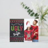 Carte de Noël à petit budget avec photo et motif d (Debout devant)