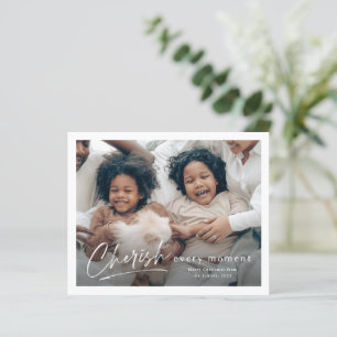 Carte de Noël à photo avec texte simple et budget