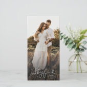 Carte de Noël à photo joyeuse scriptée (Debout devant)