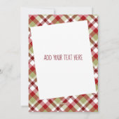 Carte de Noël à plat de State St., Chicago (Dos)